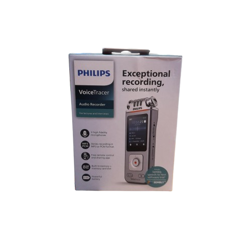 Philips Voice Tracker Voice Recorder White (LN)