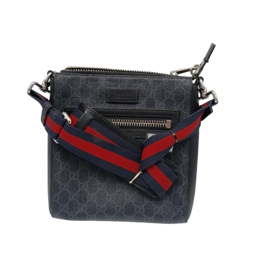 Gucci GG Small Messenger Bag Black (1423077) (CP) + Entrupy Certificate