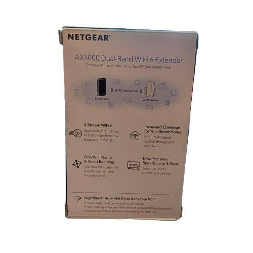Netgear AX3000 Dual Band WiFi 6 Extender ( LE )