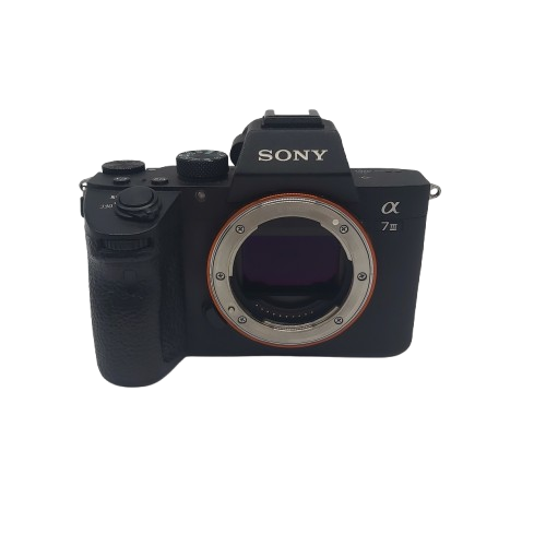 Sony Alpha 7 III Digital E-Mount Camera with 35mm Full Frame Image Sensor  * Missing Battery Cover – Body Only (CP-1336105)