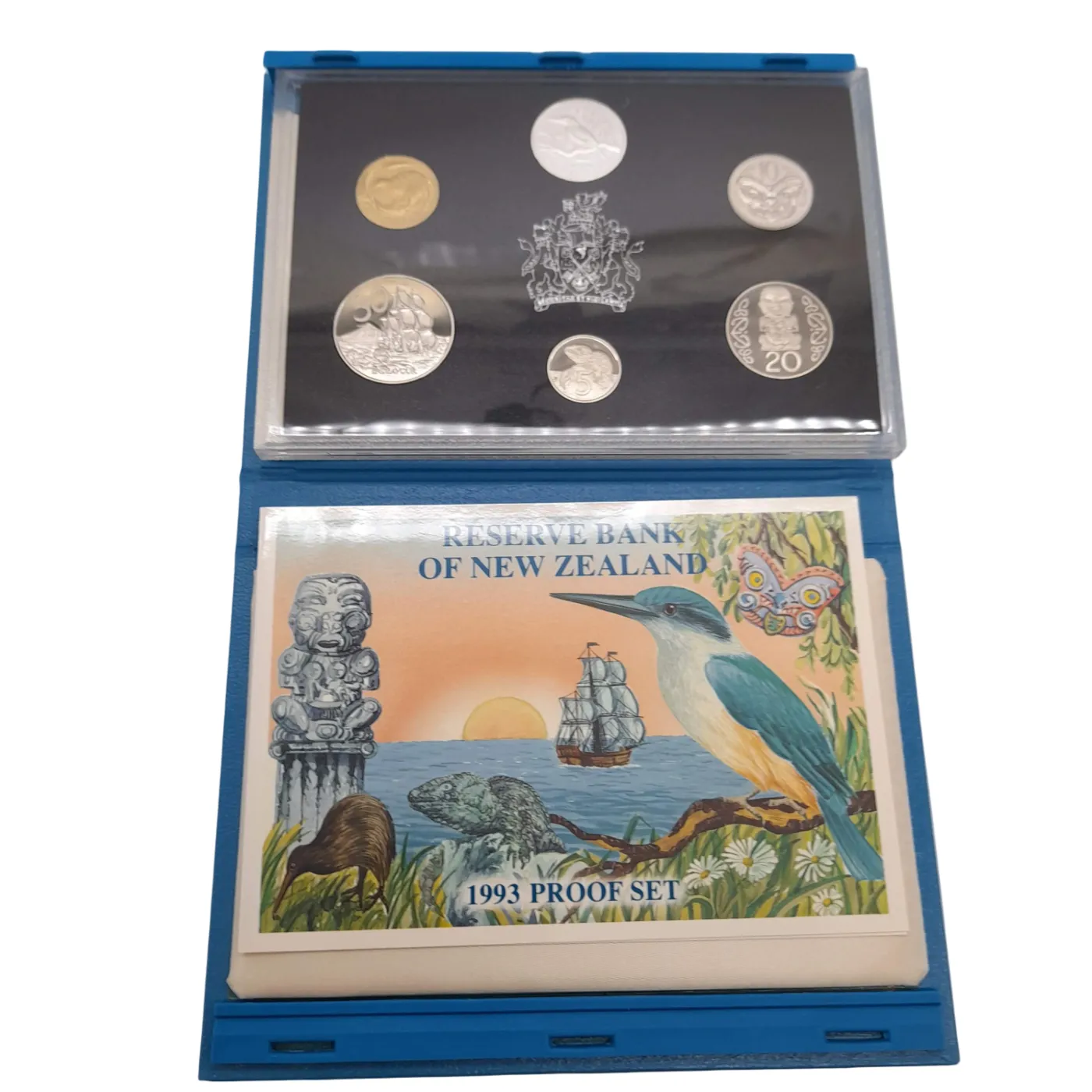 Reserve Bank of New Zealand Coins 1993 Proof Set In Box (WL 1388907)
