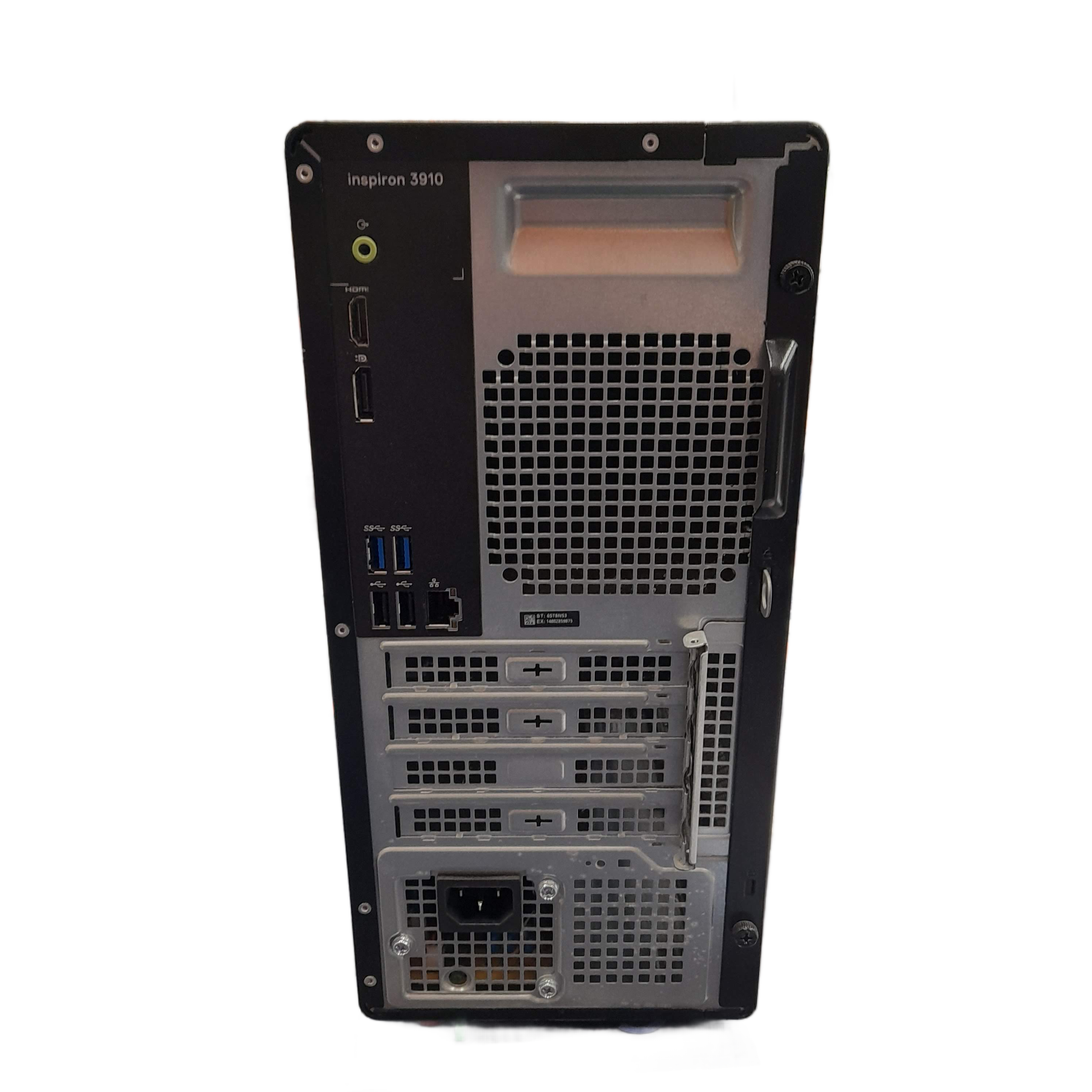 Dell Inspiron 3910 Desktop PC Core i5-12400 16GB RAM 512GB NVMe Windows 11 Pro, Very Good USED Condition, Tower Only No Cables (GE 1419145)