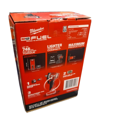 Milwaukee Impact Wrench M12 FIW2012 0 (LN)