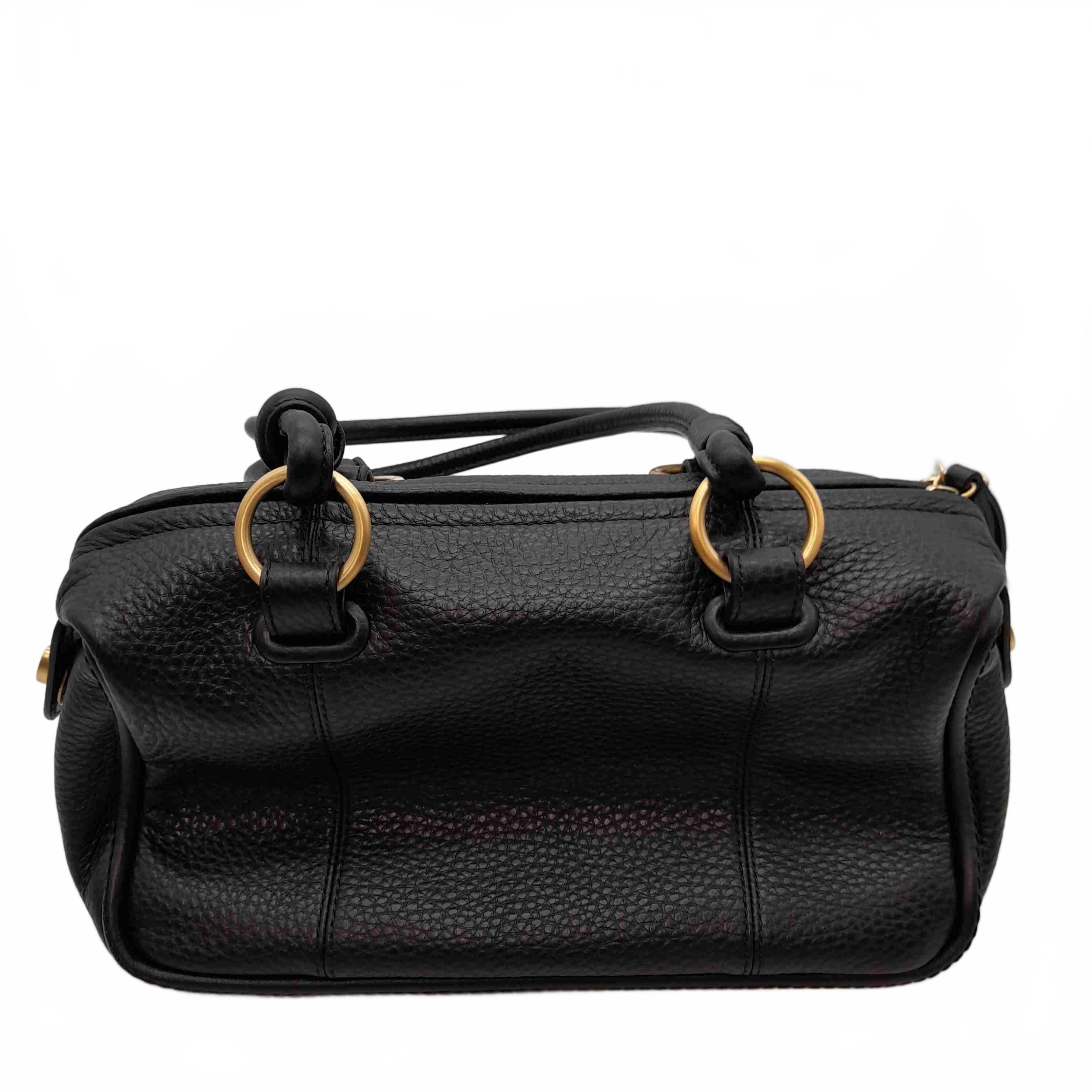 Mimco Re-Edition Bag Black And Gold + Dust Bag (WL 1433722)