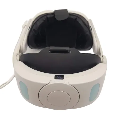 Meta Quest 3 128GB Virtual Reality Headset In Original Box With Upgraded Head Strap With Built-In Battery Pack