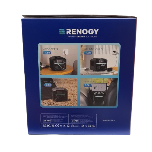 Renogy 222Wh 14.8V 15000mAh Power Station RPS2220AA-G1-AU Black (In The Box) (LN)