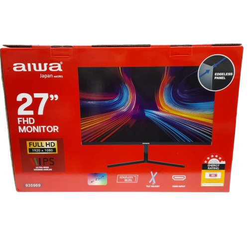 Aiwa AWM2725B  27” FHD Monitor Black in Box(LN)