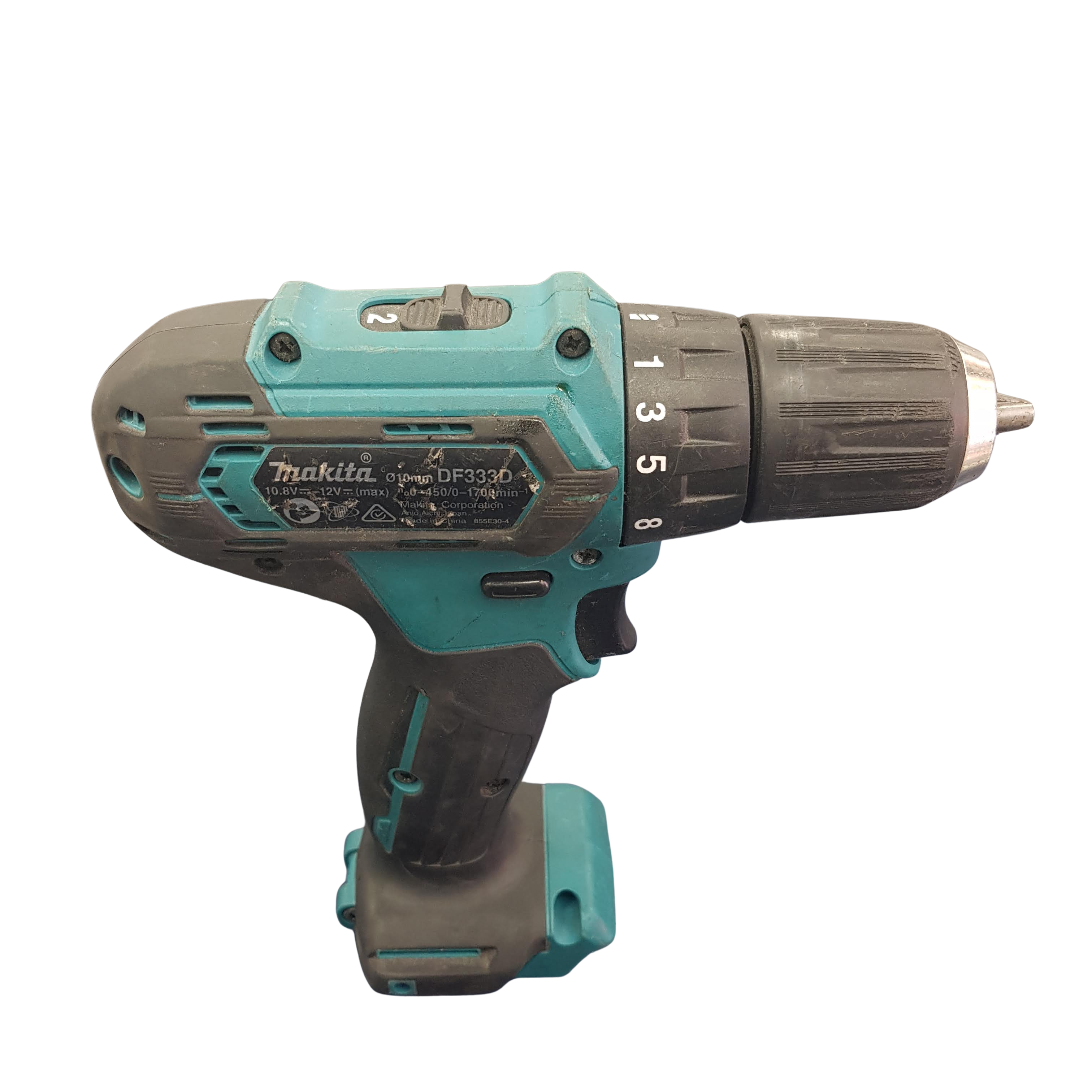 Makita DF333D 12V Cordless Drill Driver, Good USED Condition General Wear + Tear, SKIN ONLY (MR 1398744)