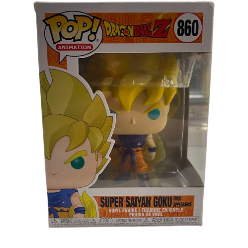 Super Saiyn Goku- Dragonball Z Pop Vinyl – 860 – Unopen. (NG)