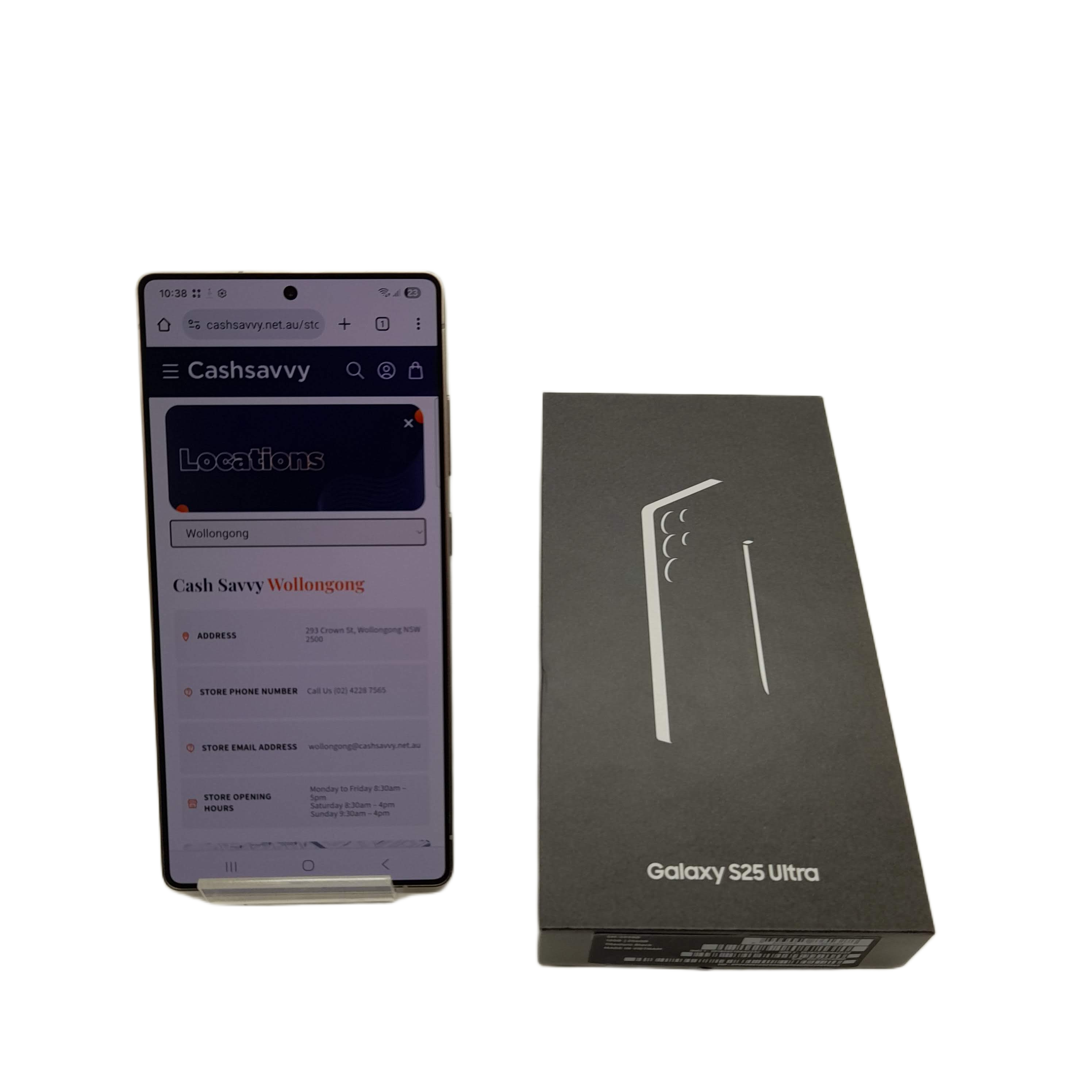 Samsung Galaxy S25 Ultra 256GB Grey SM-S938B Telstra Locked As New with Box (WL1357162)