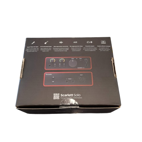 Focusrite Scarlett Solo 4th Gen USB Audio Interface (GE13358050)
