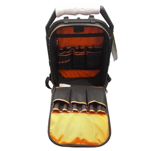 Klein Tool Backpack 55604 Tradesman Pro Black/Orange, Like NEW USED Condition With Tags (GE 1435378)
