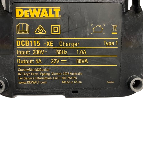 DeWalt DCB115-XE 18V Multi-voltage Charger (NG)
