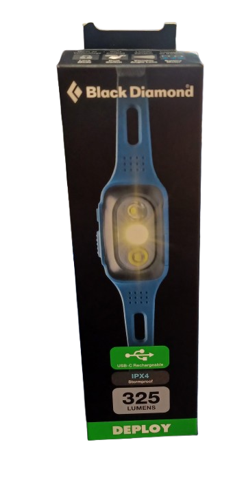 Black Diamond Deploy Run Light 325 Lumen Rechargeable Headlamp – Creek Blue (lel)