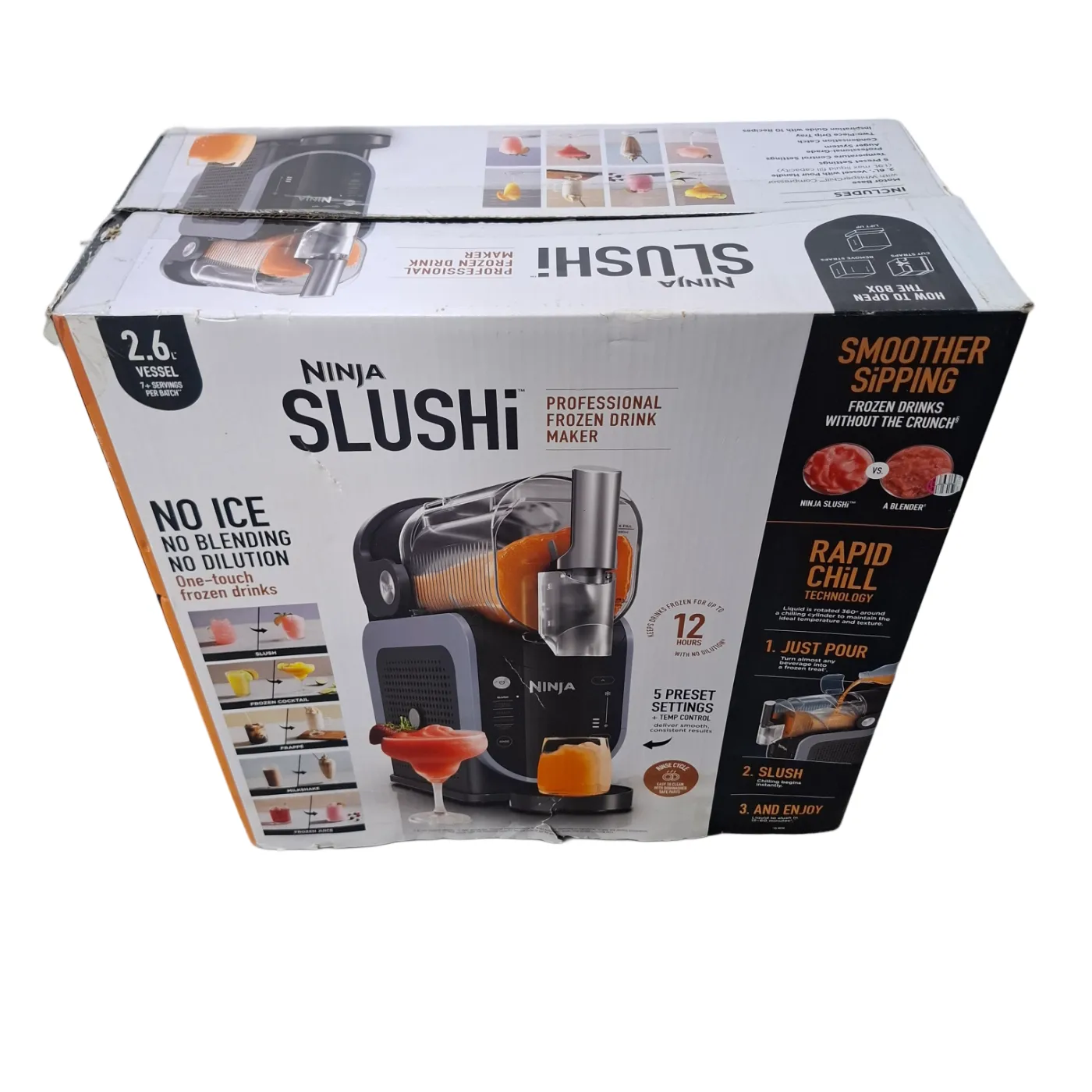 Ninja SLUSHi Professional Frozen Drink & Slushie Machine FS301ANZ *Box Damaged* (WR)