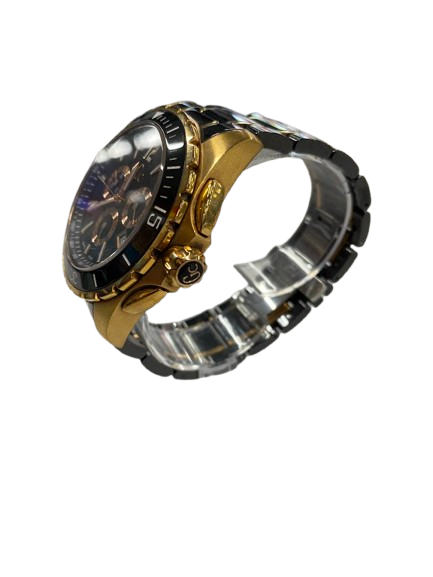 Gc Sport Class XXL Black And Gold Chronograph Watch X76004G2S (NG)
