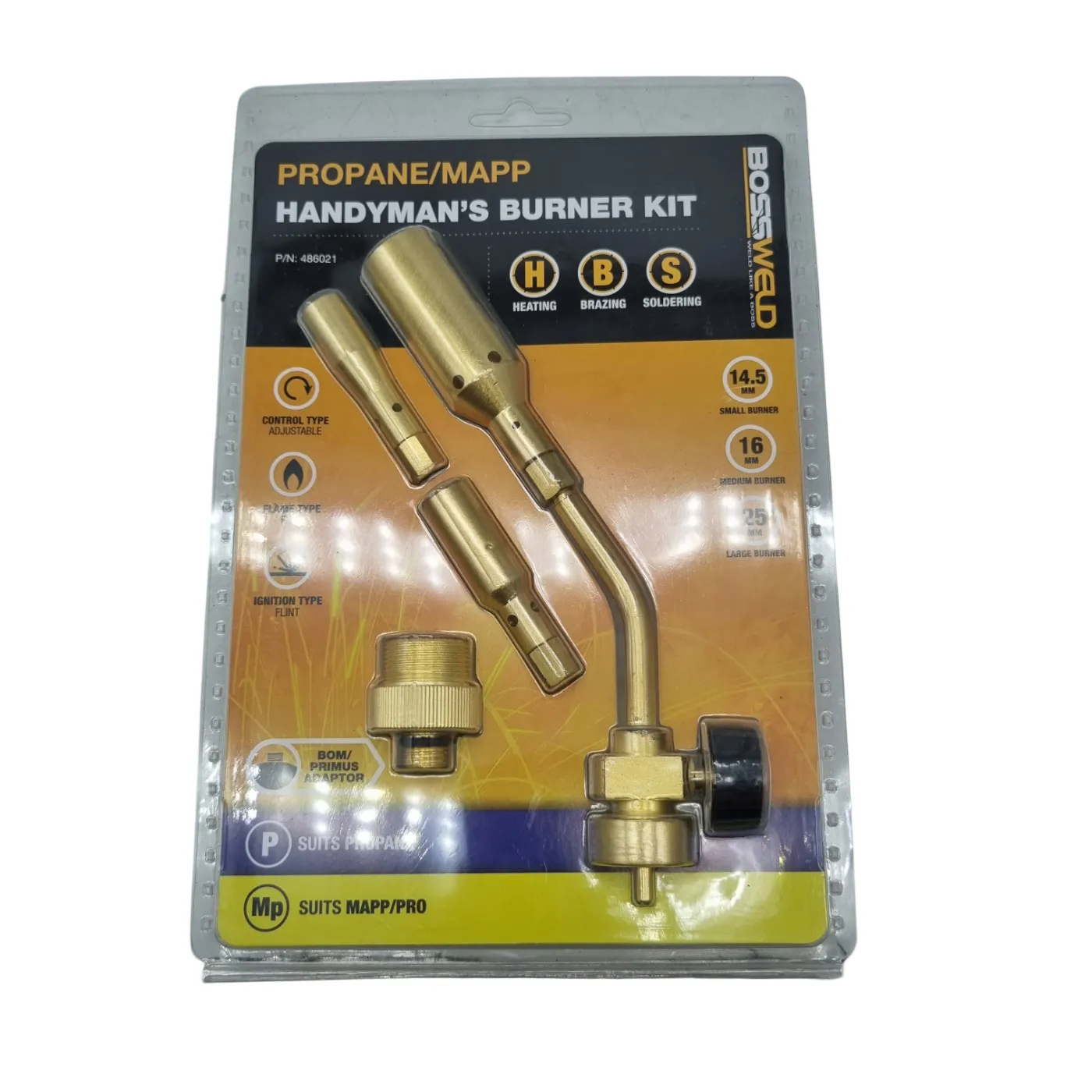 Bossweld Burner Kit 486021 (WR 1351437)