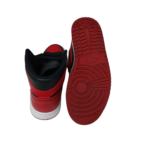 Nike Air Jordan 1 Mid Red Black Size 8 Mens (CP1434332)