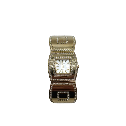 Elite Ladies Gold Stainless Steel Analogue Watch (With The Box) (CP)