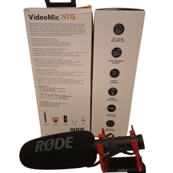 RODE MICROPHONE VIDEOMIC NTG (JN)