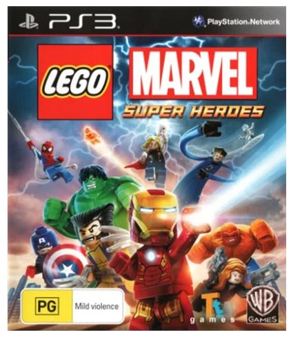 Lego Marvel Superheroes PLaystation 3 Game Good With Manual