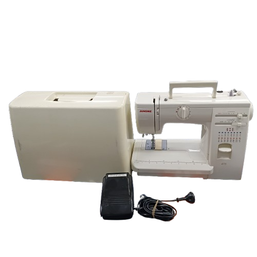 Janome Sewing Machine Model 415 White With Case (NA 1423169) *PICK UP ONLY*