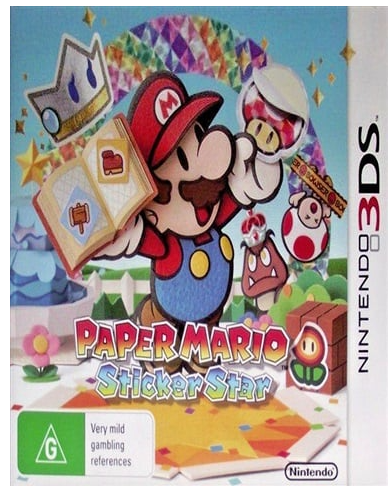 Paper Mario Sticker Star Nintendo 3DS Cartridge Only (CP)