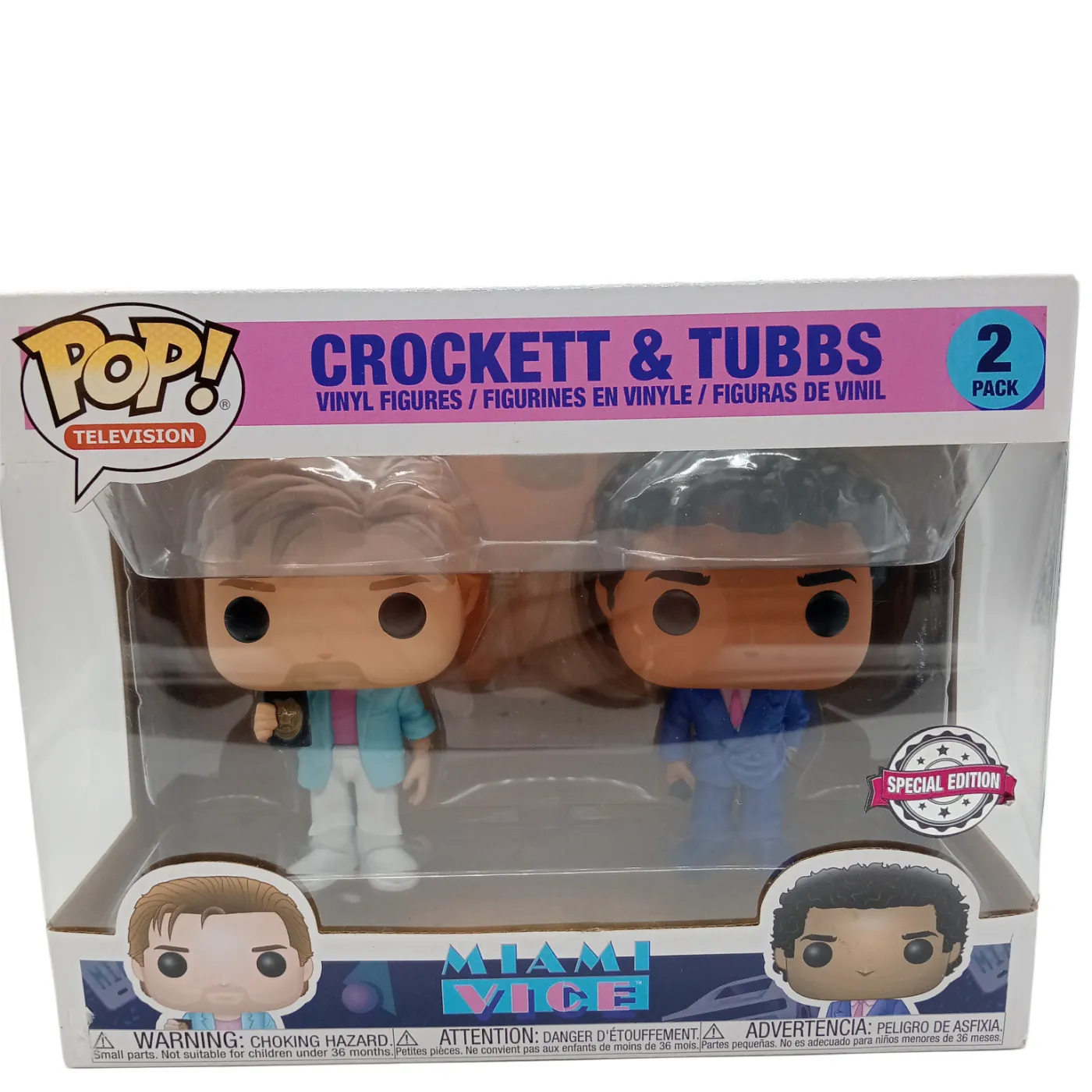 Pop Funko Figurine 2 Pack: Miami Vice – Crockett & Tubbs (WR 1343597)