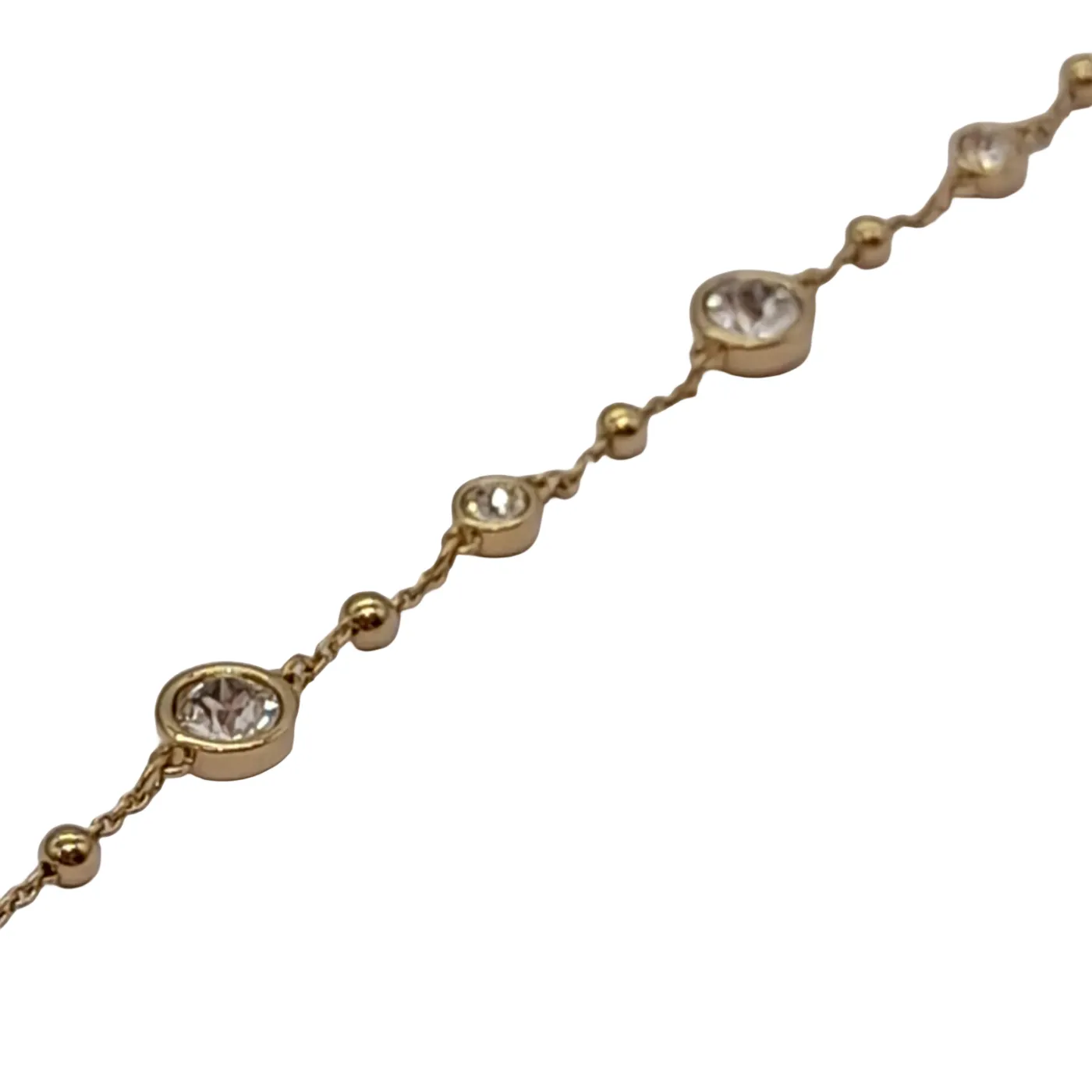 Swarovski Imber Bracelet 16.5-20.5cm Gold-Tone Plated with Round-Cut Crystals (WL 1401744)