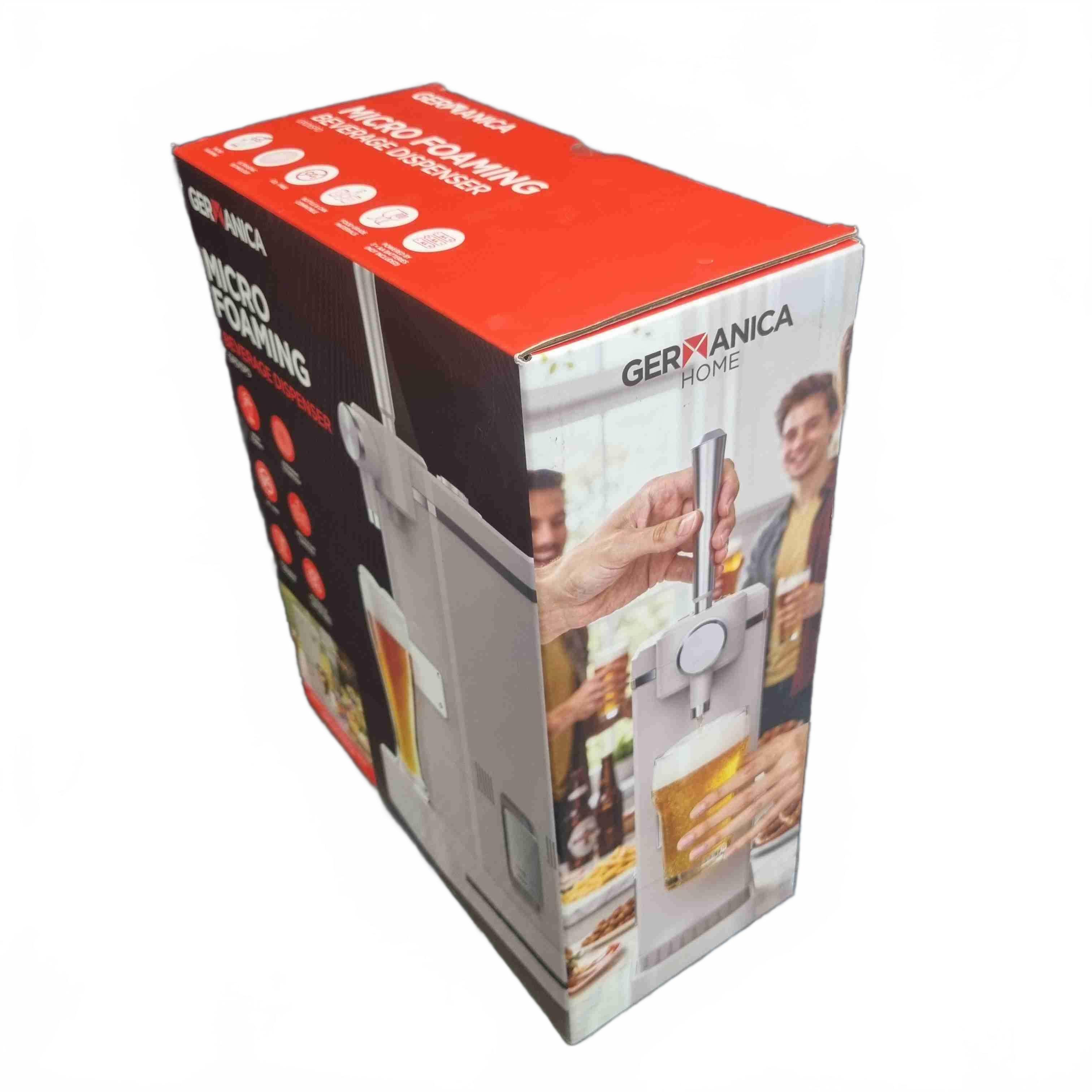 Germanica Micro Foaming Grey Beverage Dispenser In Box (1433430)