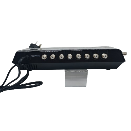 ANTSIG 8 Way Indoor Distribution Amplifer AP868, Black, Like New In Box, With Manual (WR)