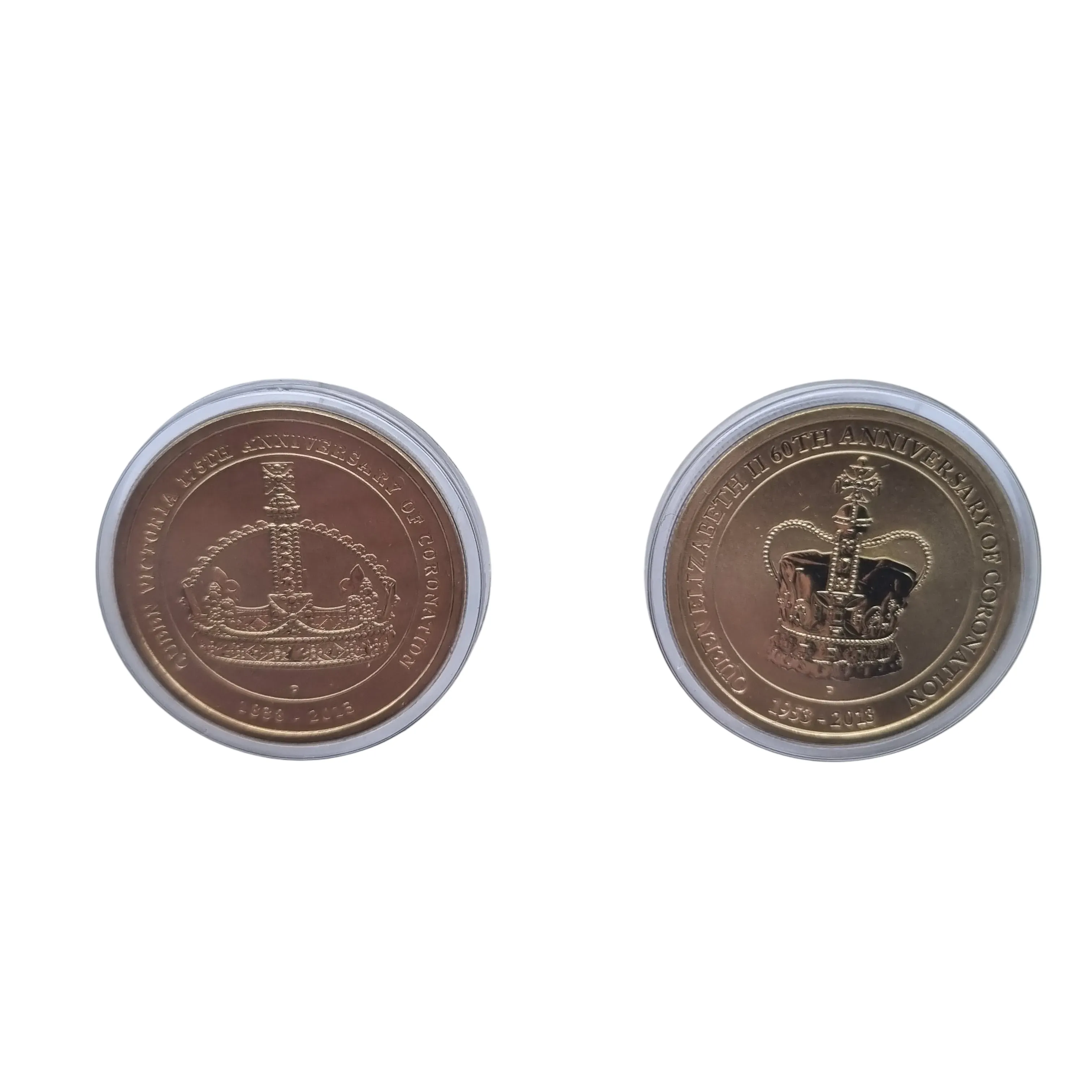 2013 $1 The Queen’s Coronation 2-Coin Stamp and Coin Cover PNC.