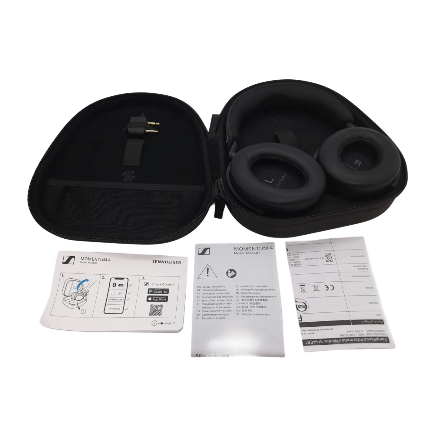 Sennheiser Bluetooth Headphones Momentum 4 + Accessories (WL)
