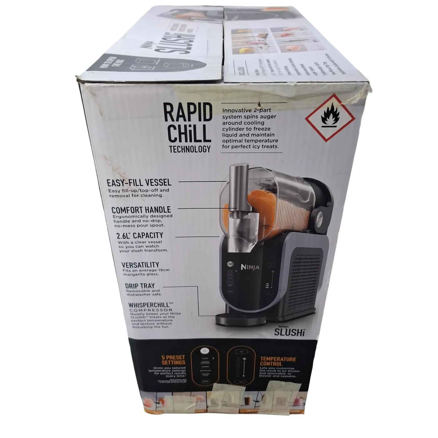 Ninja SLUSHi Professional Frozen Drink & Slushie Machine FS301ANZ *Box Damaged* (WR)