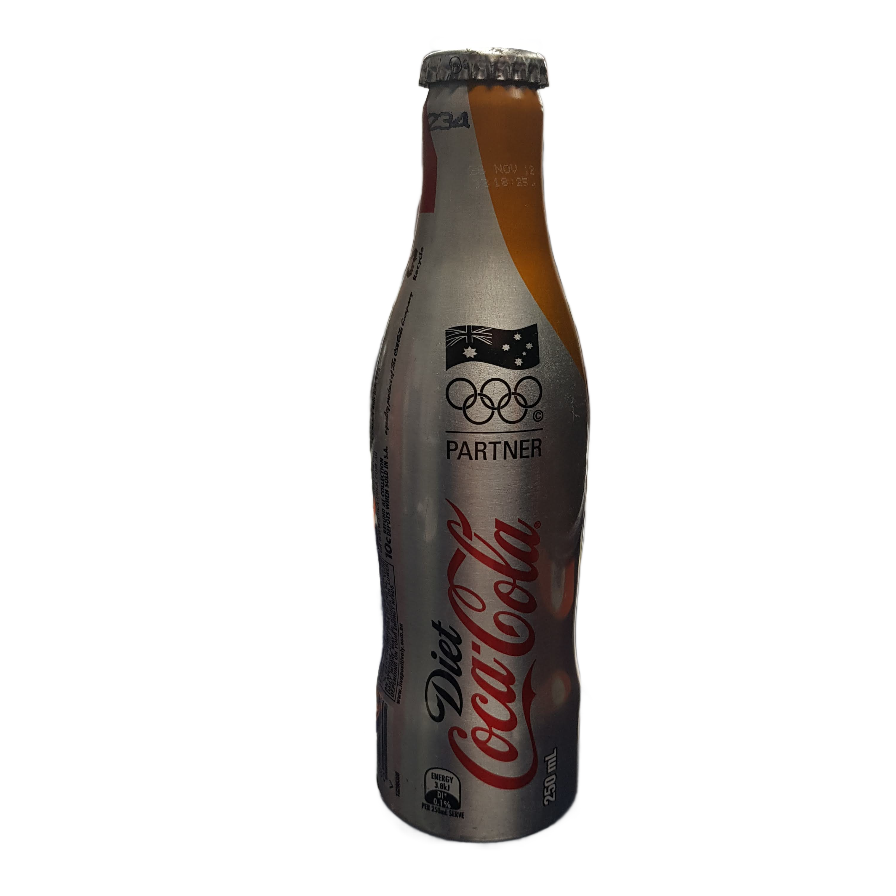 Coca-Cola Diet Silver Bottle 2012 London Olympics (MR)