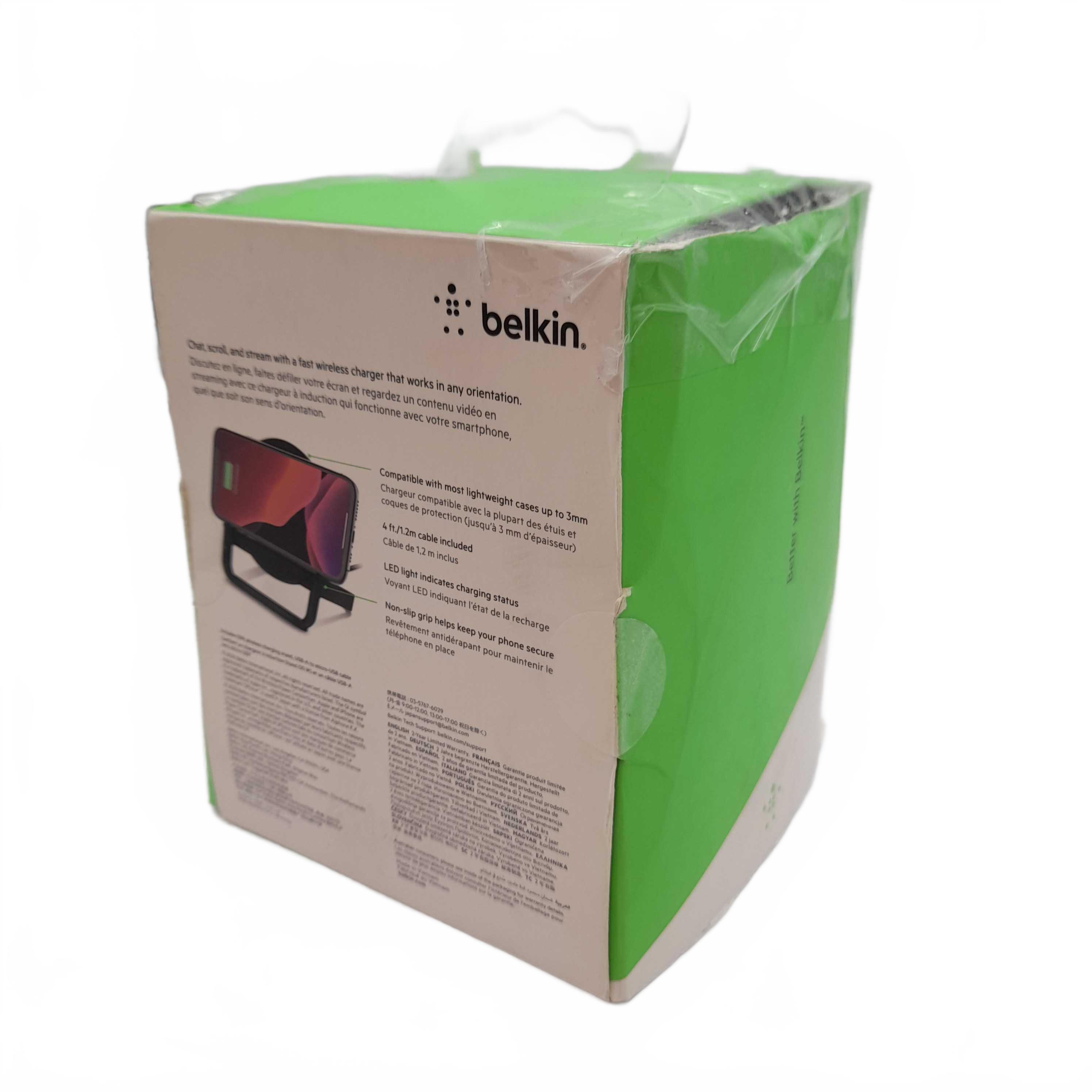 Belkin Wireless Charging Stand 10W In Damaged Box (WR 1425198)