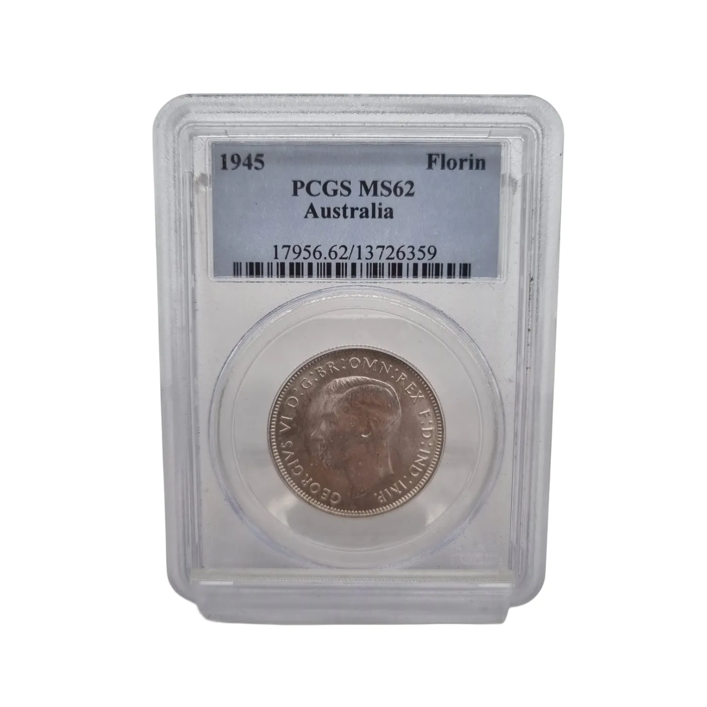 1945 Florin Coin – PCGS Graded MS62 (WR 1344493)