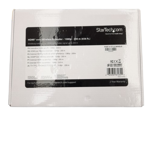 StarTech HDMI Over Wireless Extender ST121WHDLR Black (LN)