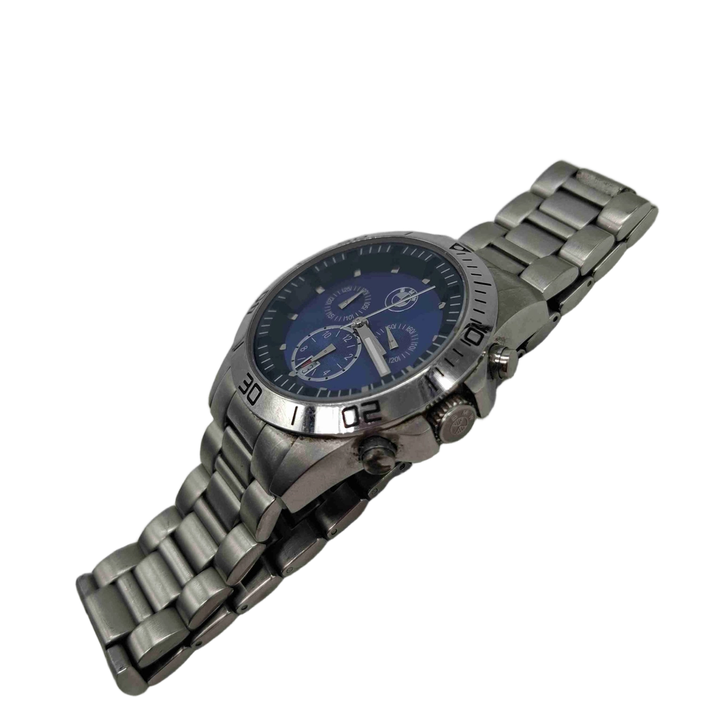 Bmw Mens Silver Blue Watch (WR 1428830)