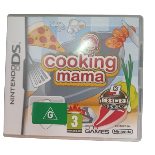 Nintendo DS Cooking Mama, Very Good Condition, With Case + Manual