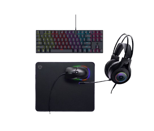 Qudo Strike Gaming Bundle 9341694636399 Black (LN)