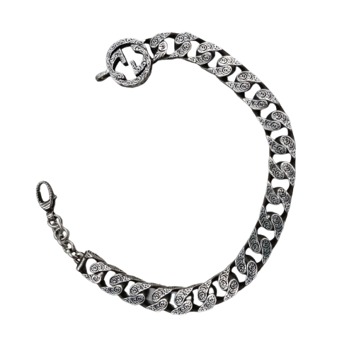 Gucci Interlocking Chain Bracelet Silver (NA-1376890)