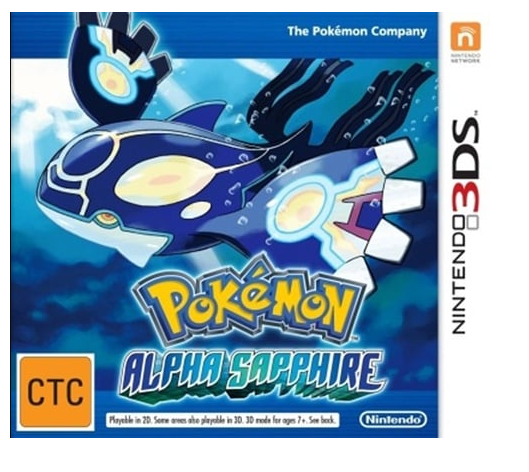 Pokemon Alpha Sapphire Nintendo 3DS Cartridge Only (CP)