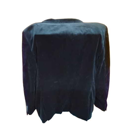 Men’s Savile Row Asher JV1 Black Velvet Jacket/Blazer, 96R, Contemporary Fit, Like New With Tags, RRP $349.99 (NA 1353776)
