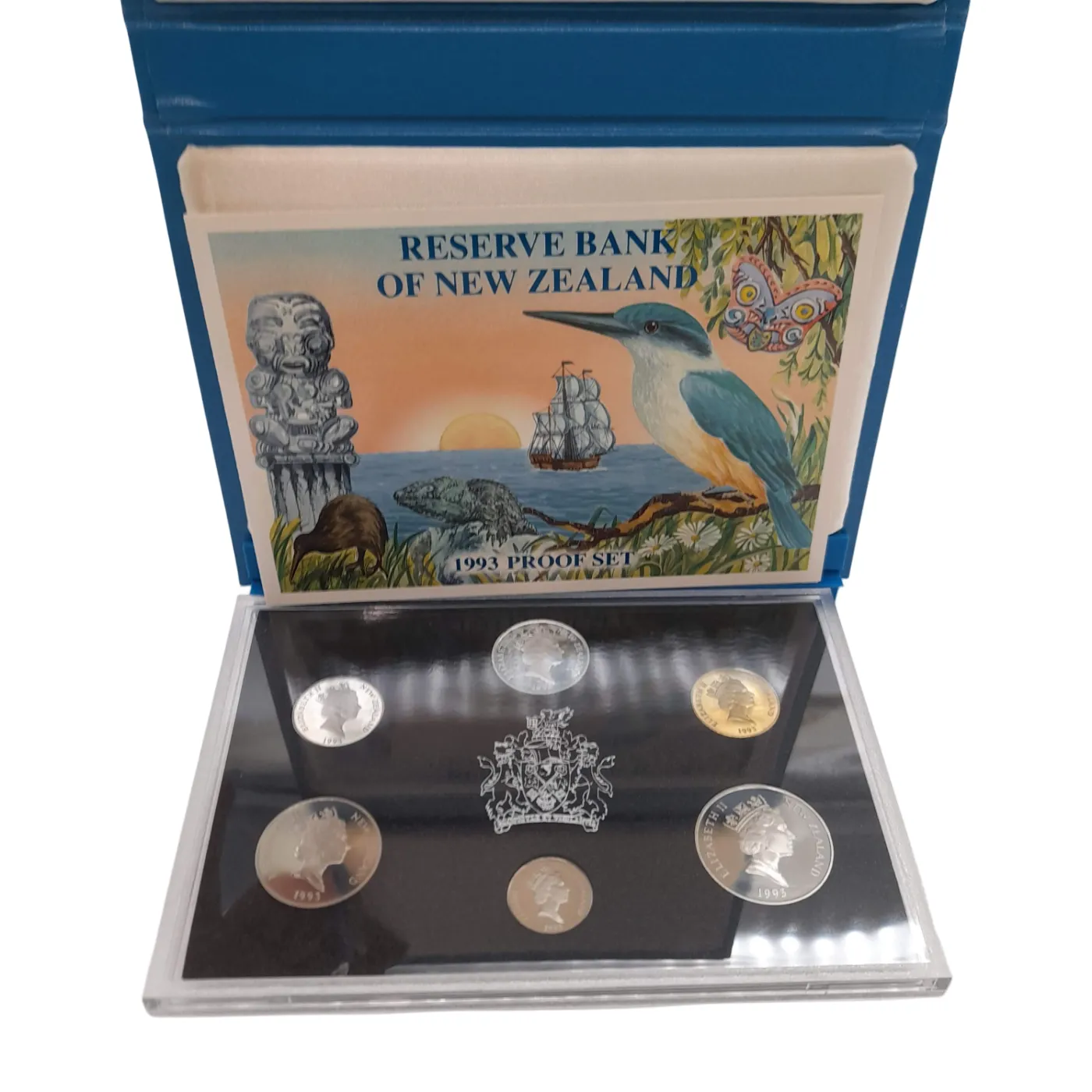 Reserve Bank of New Zealand Coins 1993 Proof Set In Box (WL 1388907)