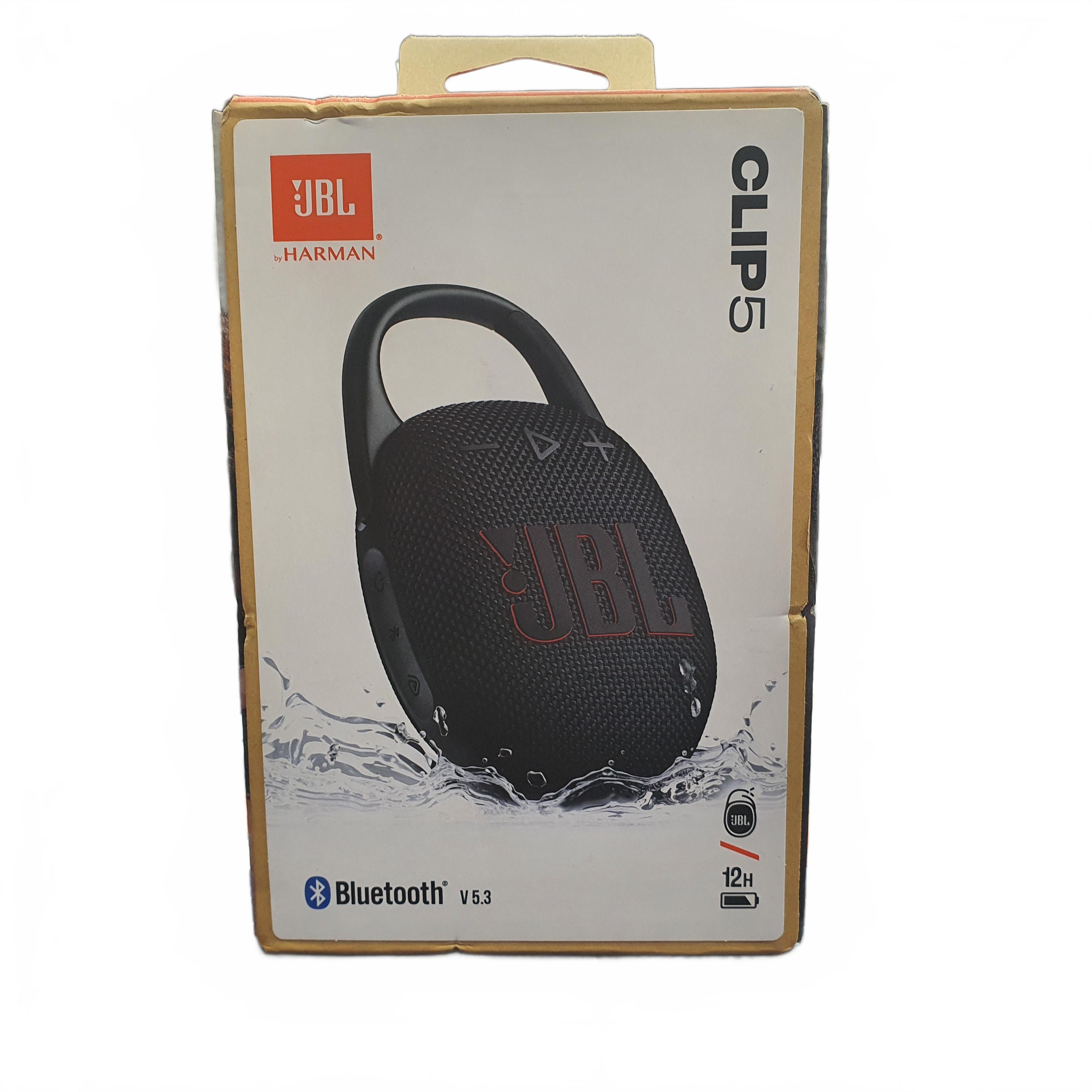 JBL Clip 5 Portable Bluetooth Speaker Black (1434434) (MR)
