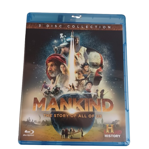 Blu-Ray History Channel: Mankind – The Story Of All Of Us (3 Disc), Excellent Condition With Case