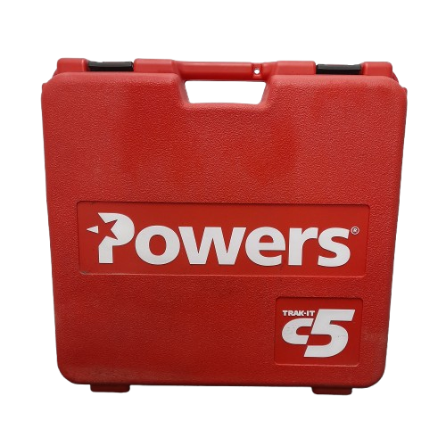 Powers Trak-It C5 Red Concrete Nailer with Accessories (LN)