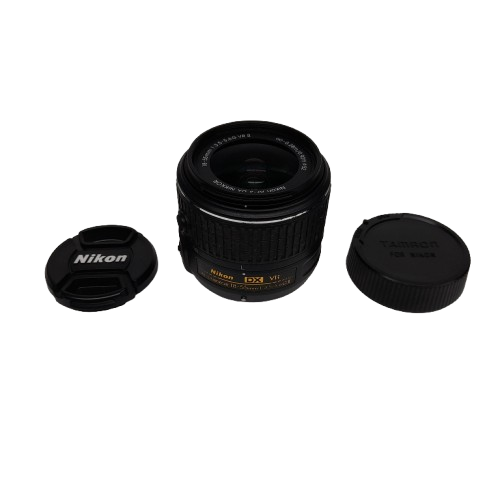 Nikon D5200 DSLR Camera with 18-200mm Tamron Lens, 18-55mm Nikon Lens, and Charger (LN)