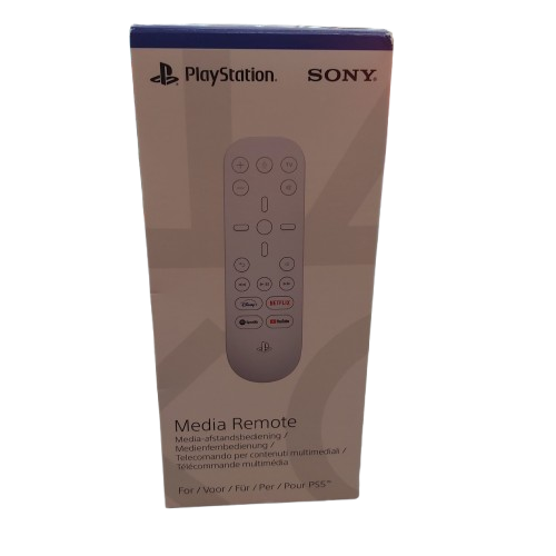 Sony PS5 Media Remote CFI-ZMR1, White, Like New In Box With Manual + Batteries (CP)